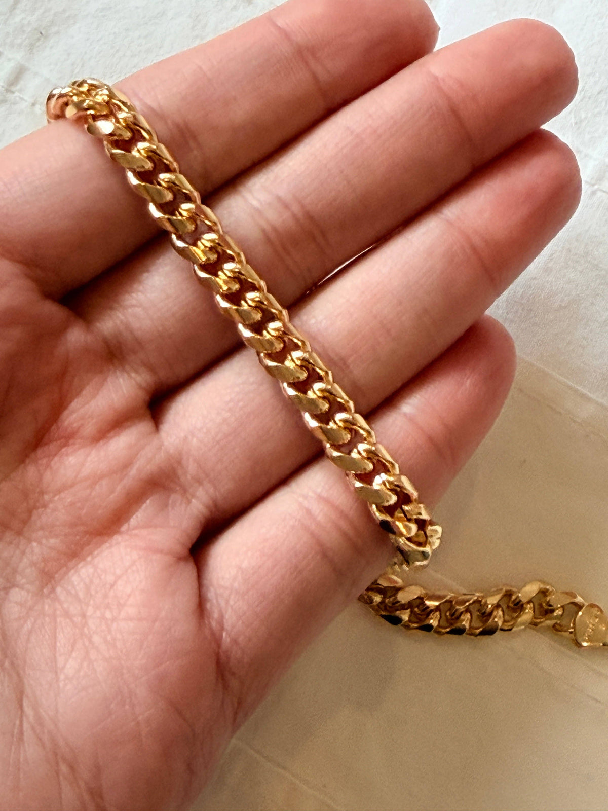 Gold Filled 6mm Curb Bracelet