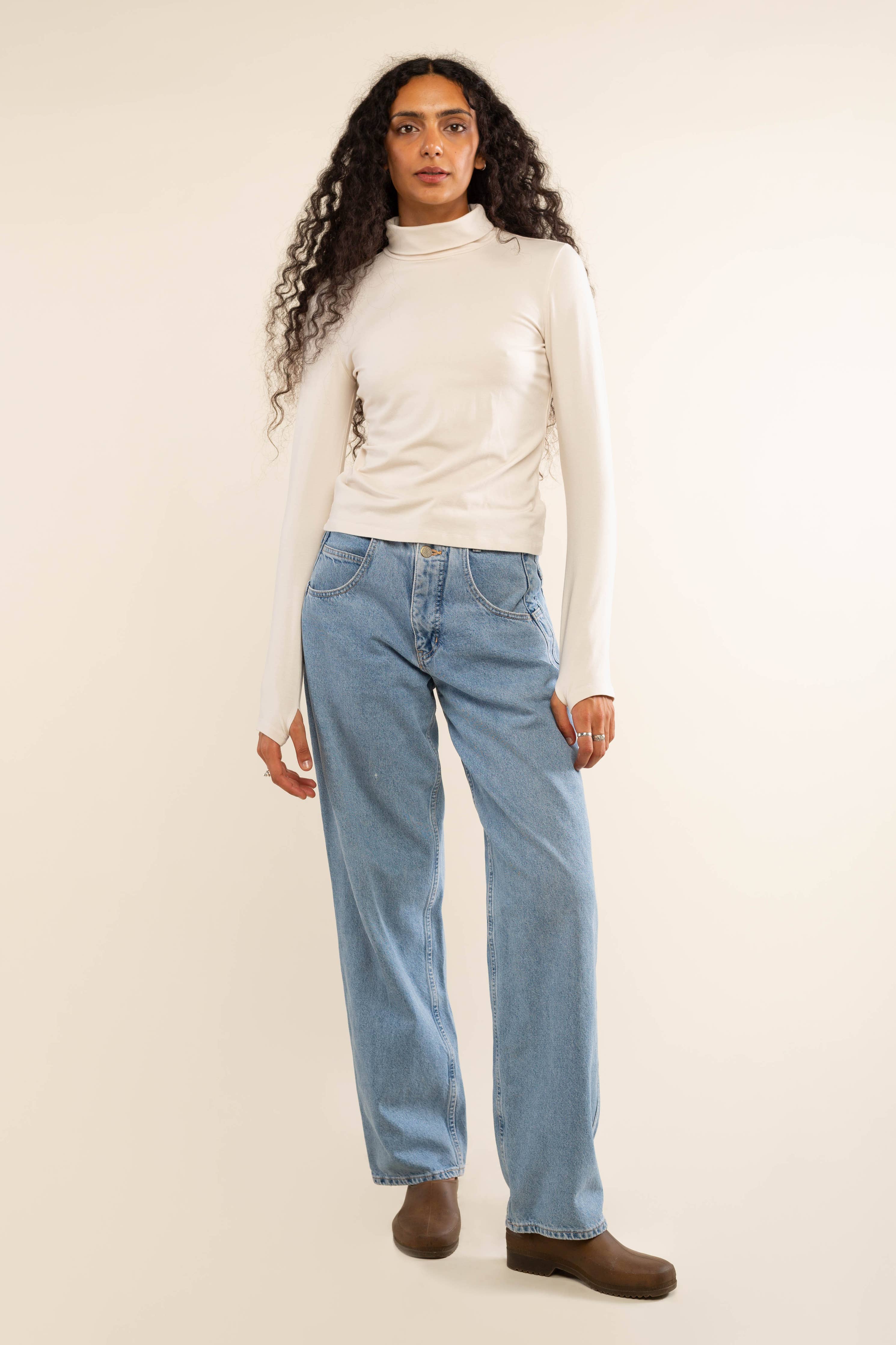 Crescent | Turtleneck Long Sleeve Top