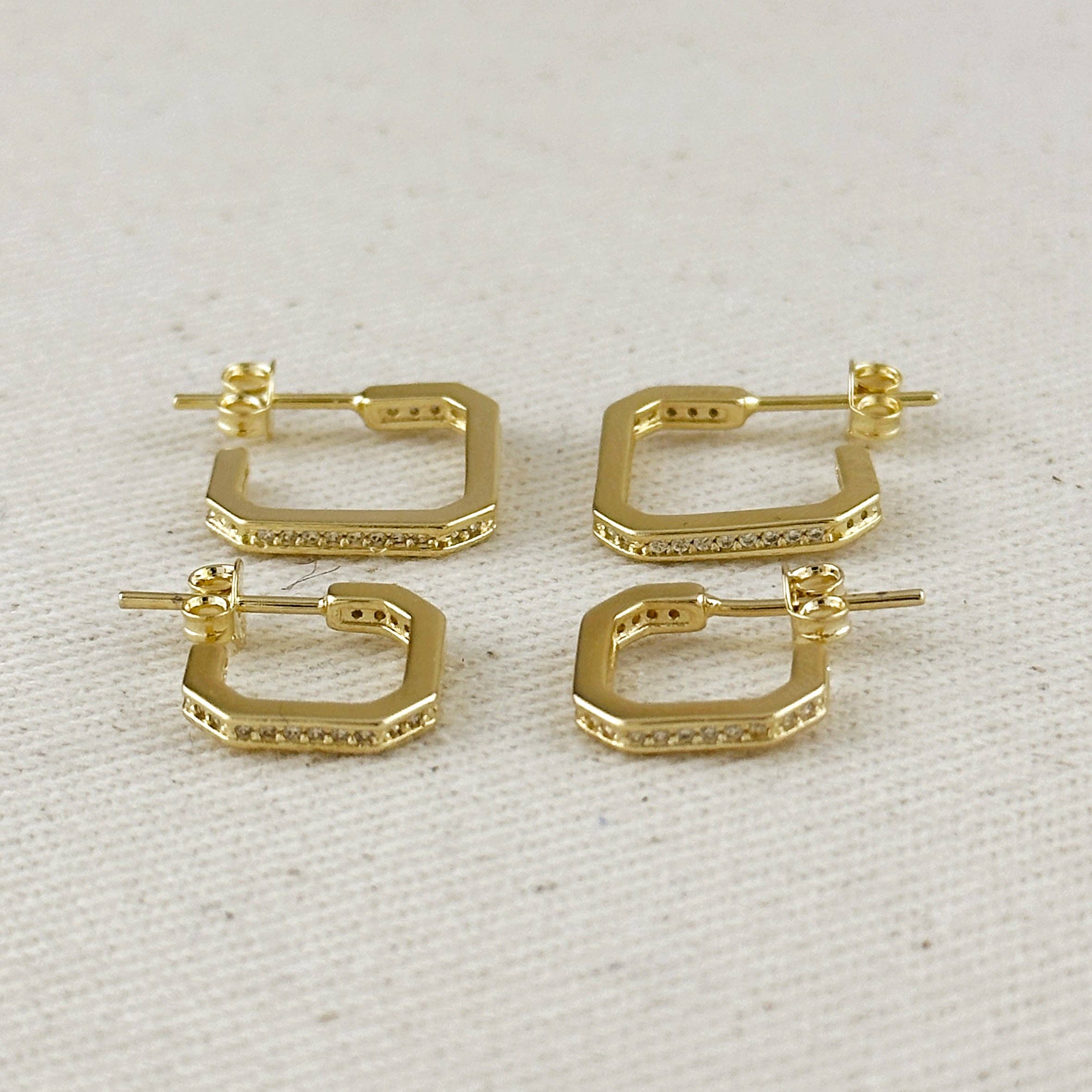 Isla | Gold Filled Quadratini Earrings