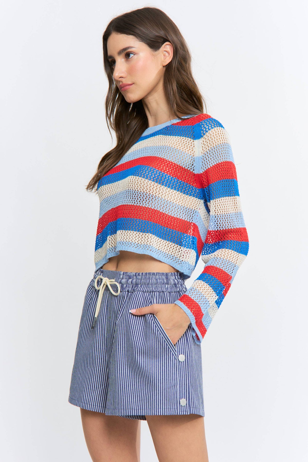 Olivia | Striped Knit Sweater