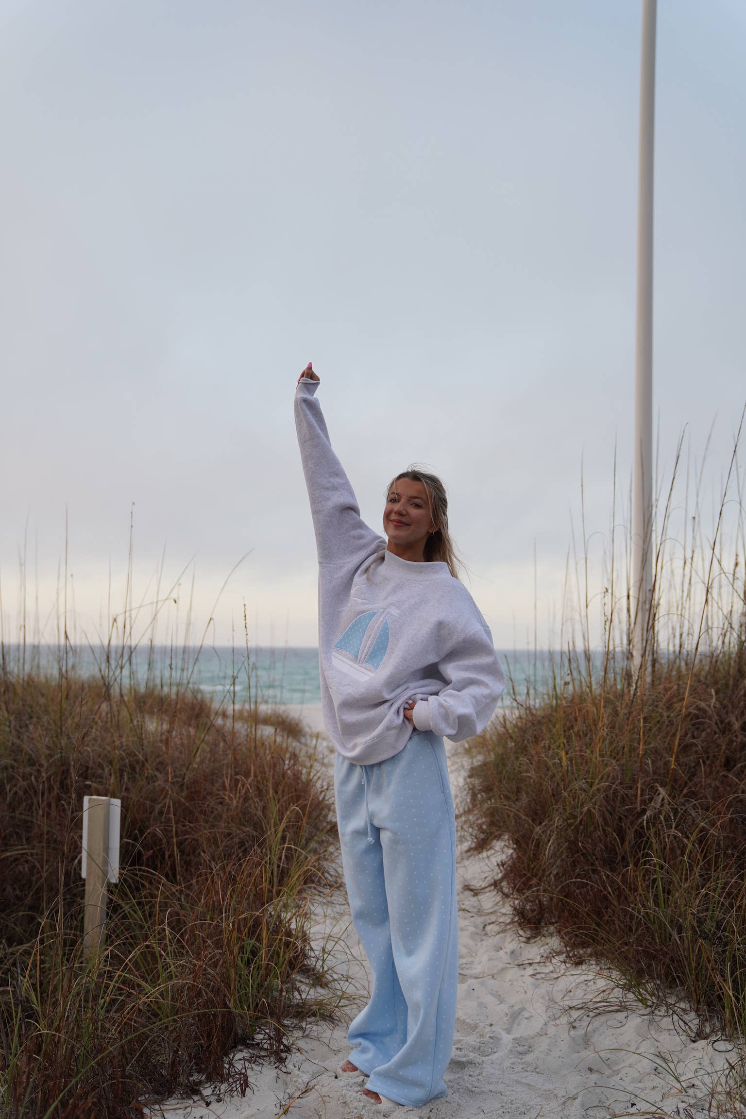Marina | Sailboat Embroidered Mockneck