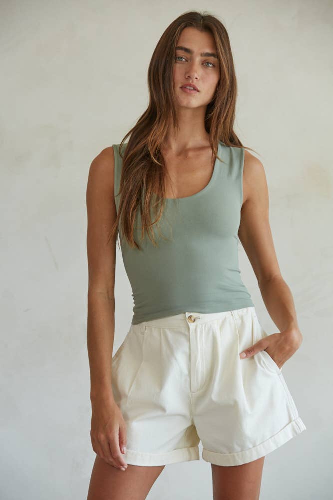 Basics | Double Layered Seamless Top