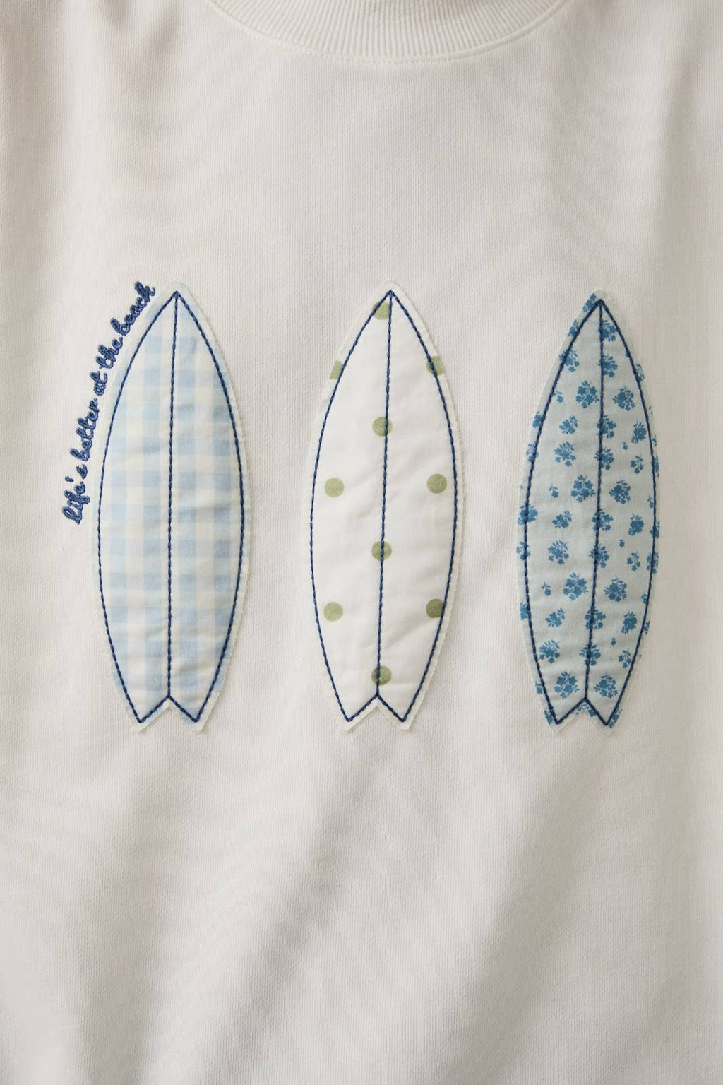 Soul Surfer | Crew Neck Patchwork Sweatshirt