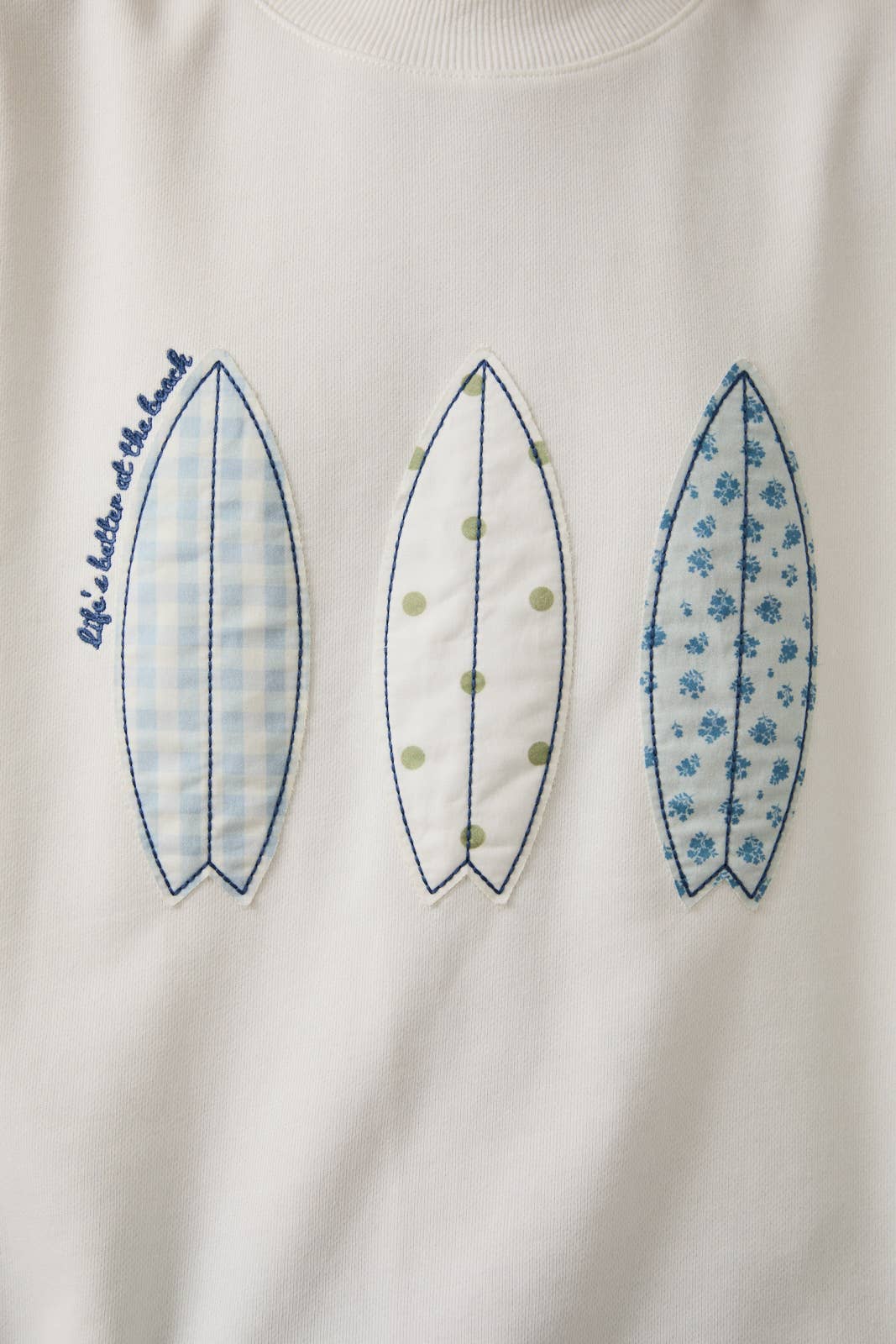 Soul Surfer | Crew Neck Patchwork Sweatshirt