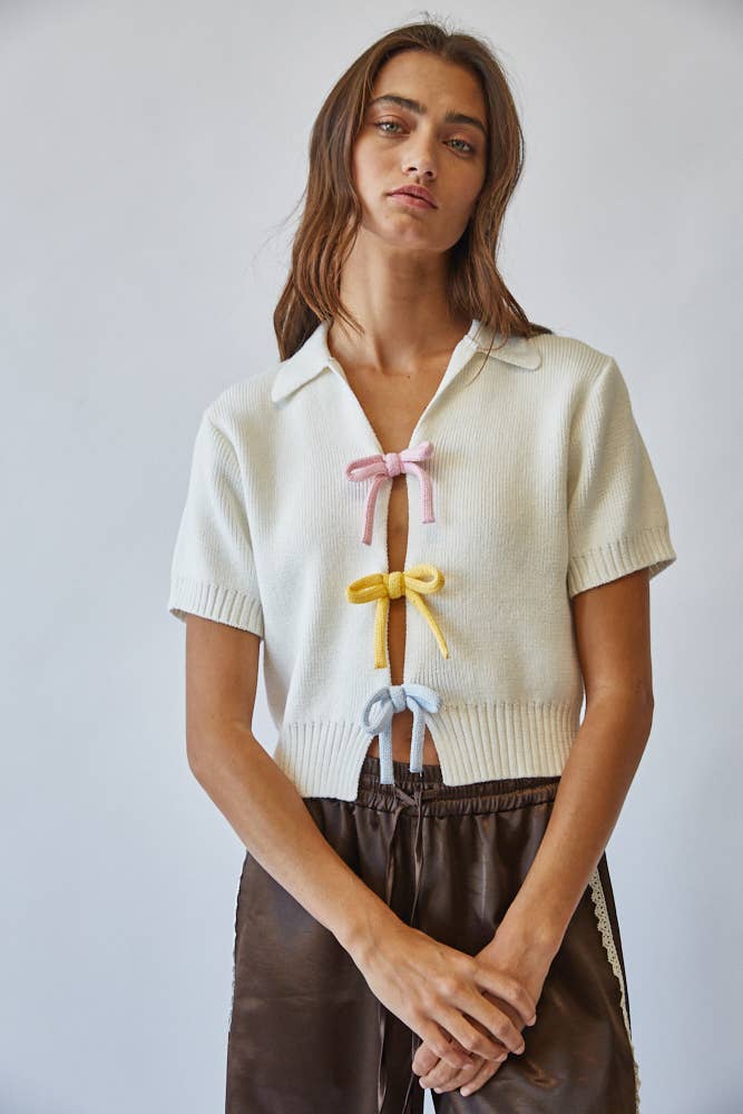 Posie | Rainbow 100% Cotton Knit Top