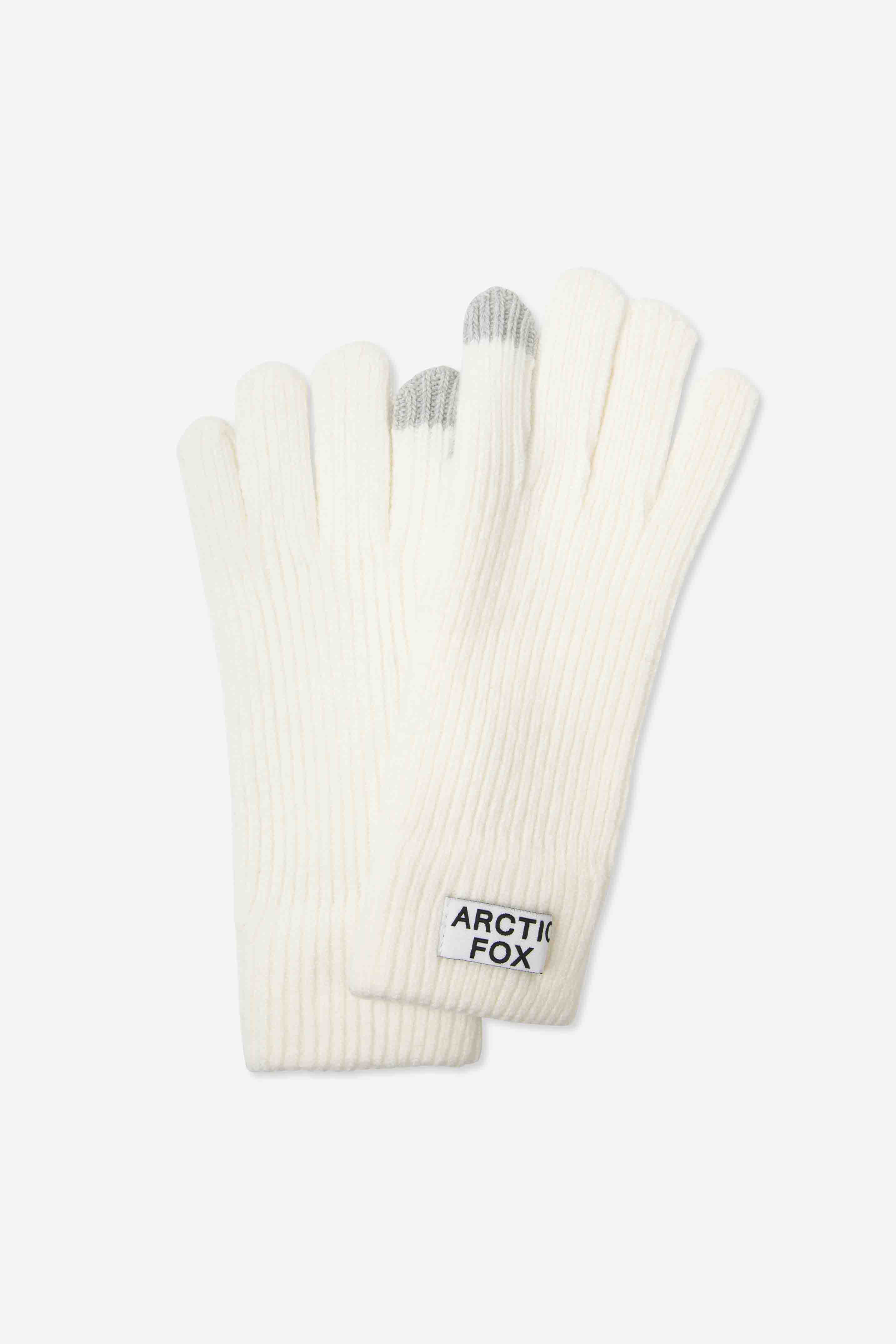Recycled Bottle Gloves | Winter White