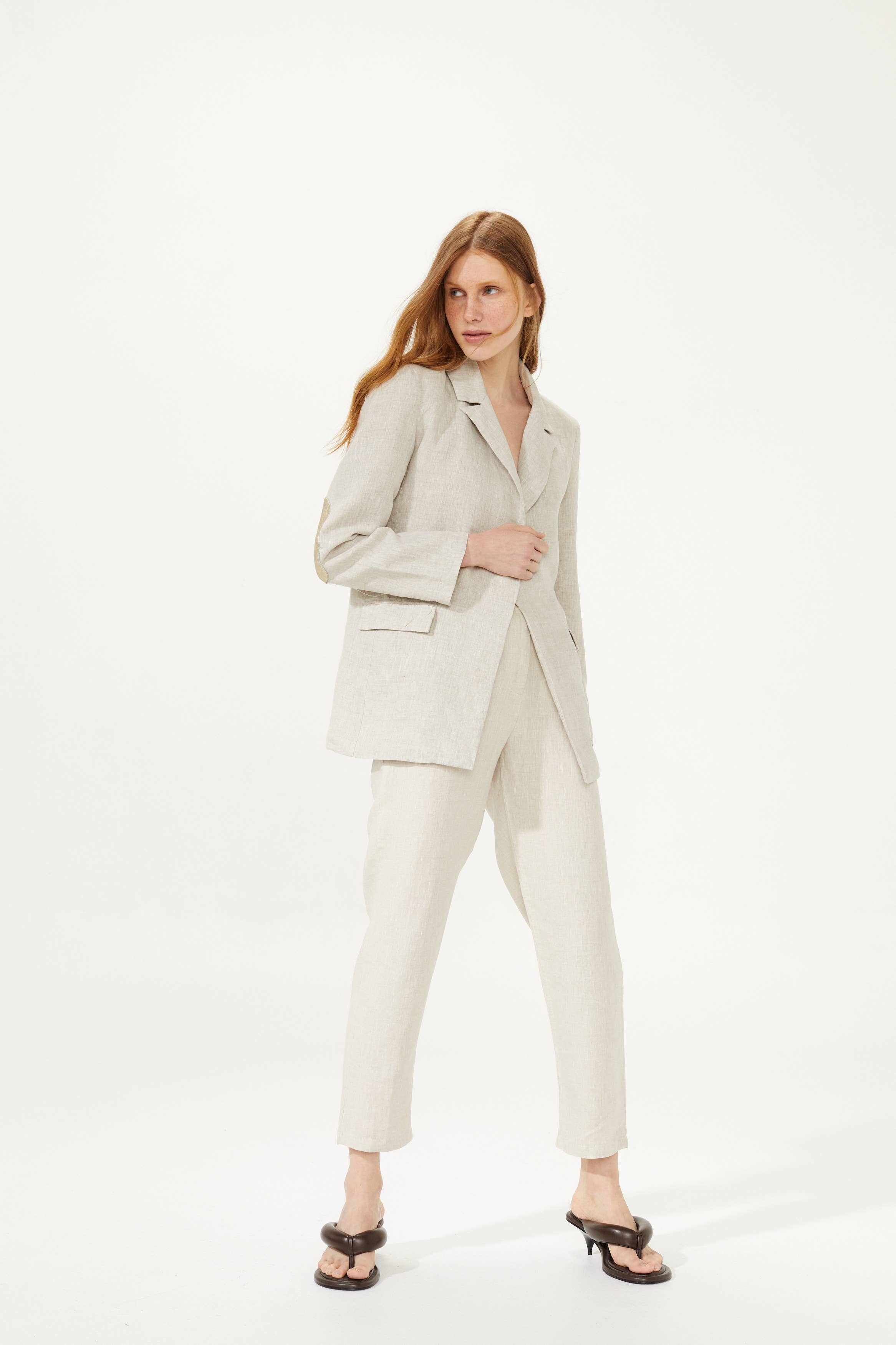 Sky Linen Blazer
