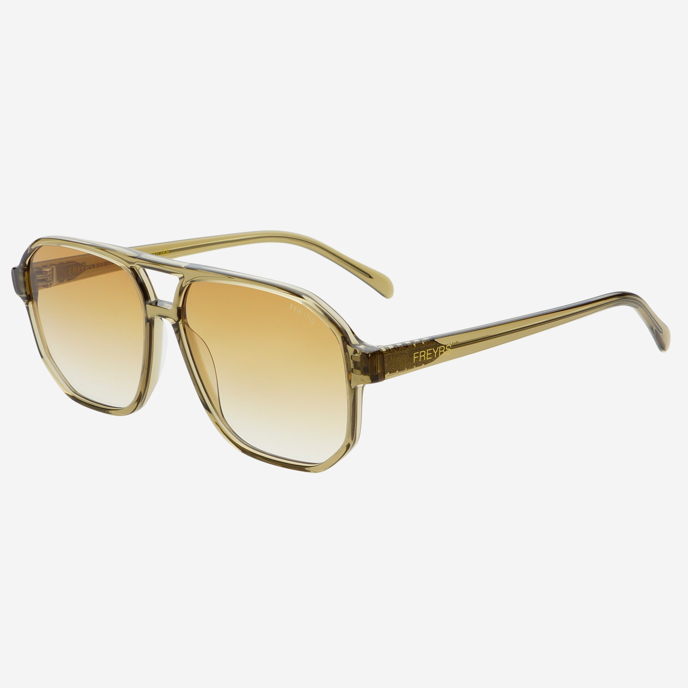 Billie ( NEW ) Unisex Aviator Sunglasses | Olive