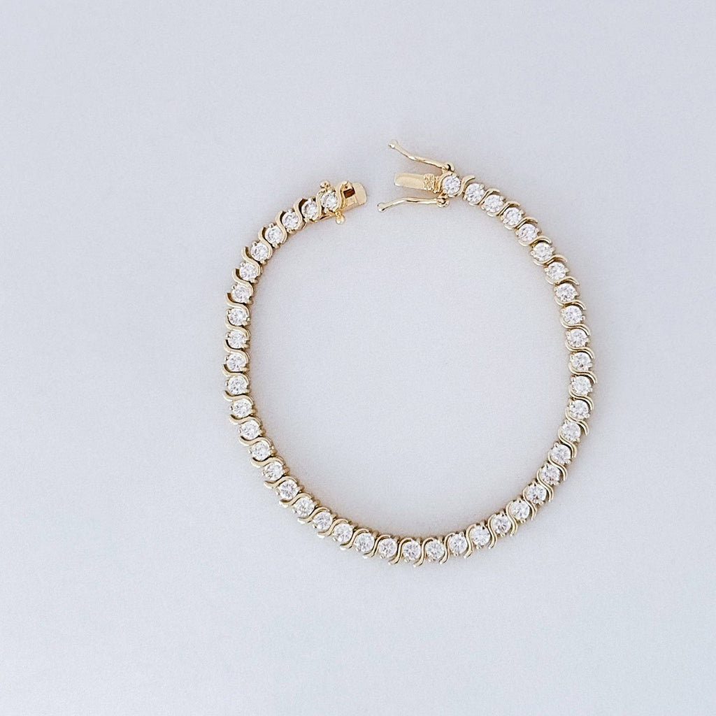 Rosa Tennis Bracelet 7'