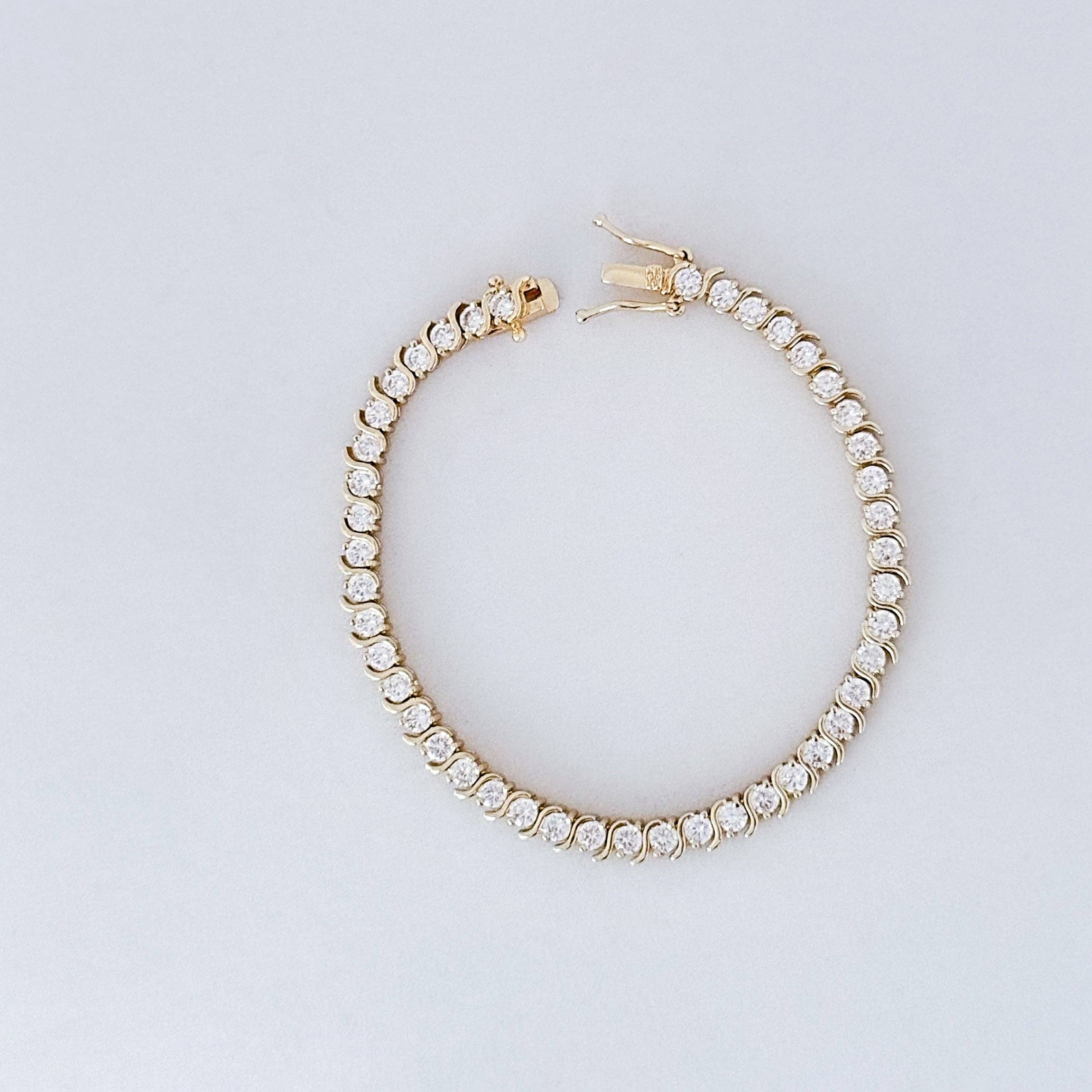 Rosa Tennis Bracelet 7'