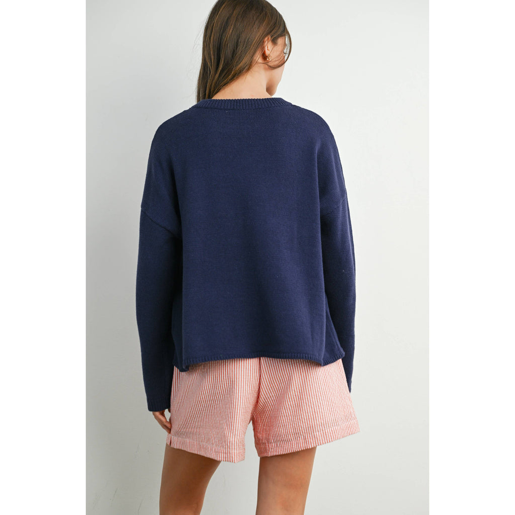 Star | Drop Shoulder Star Sweater