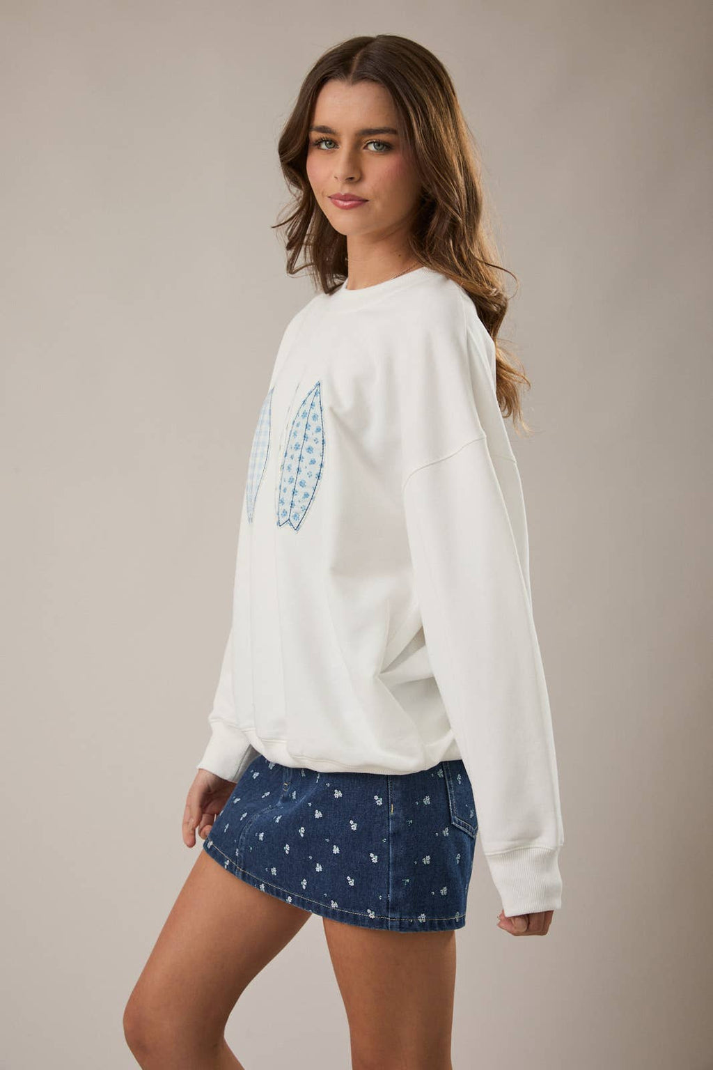Soul Surfer | Crew Neck Patchwork Sweatshirt