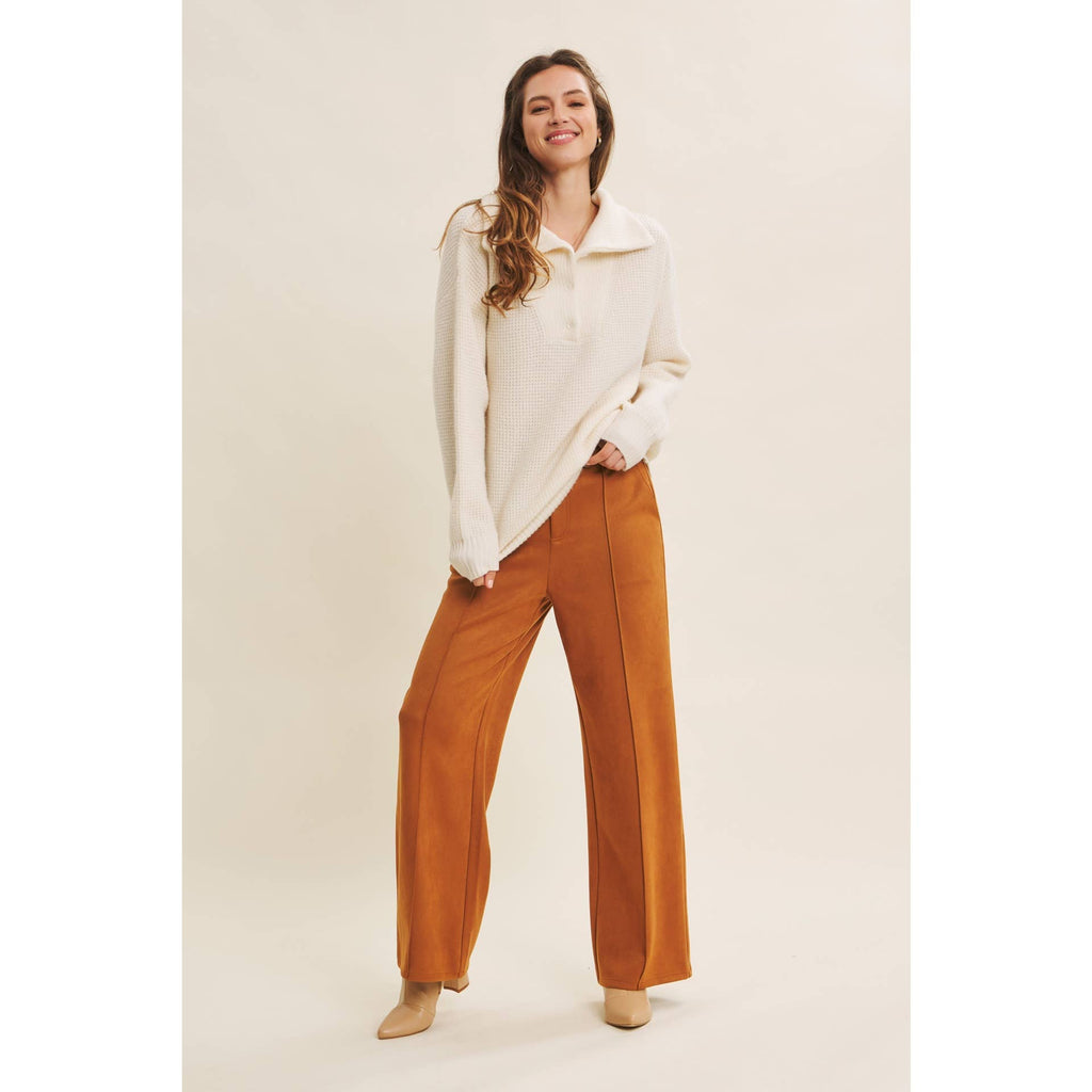 Gaia | Eco-Friendly Wool Waffle Knit Pullover
