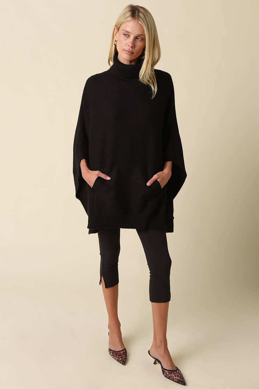 Emily | Oversized Poncho Sweater