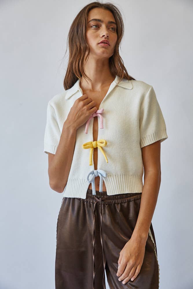 Posie | Rainbow 100% Cotton Knit Top