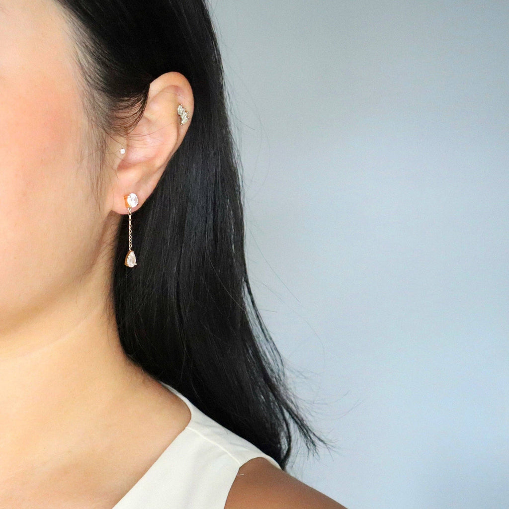 Dewdrop Earrings | Dainty Drop