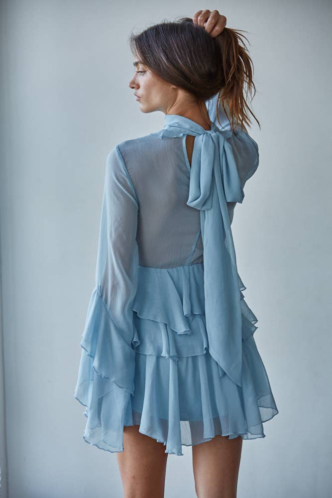 Clarke | Woven Ruffle Tiered Mini