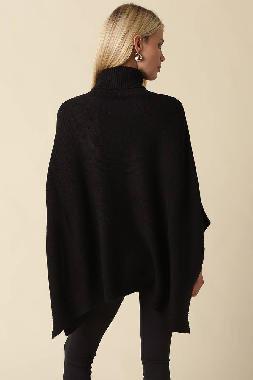 Emily | Oversized Poncho Sweater