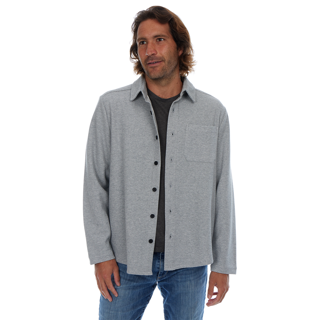 Crawford | Diagonal Textured Shacket