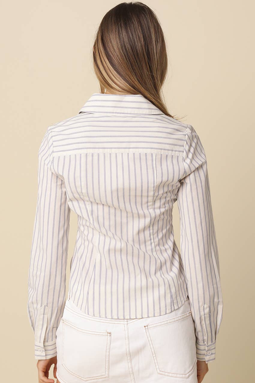 Kate | Striped Fitted Shirt