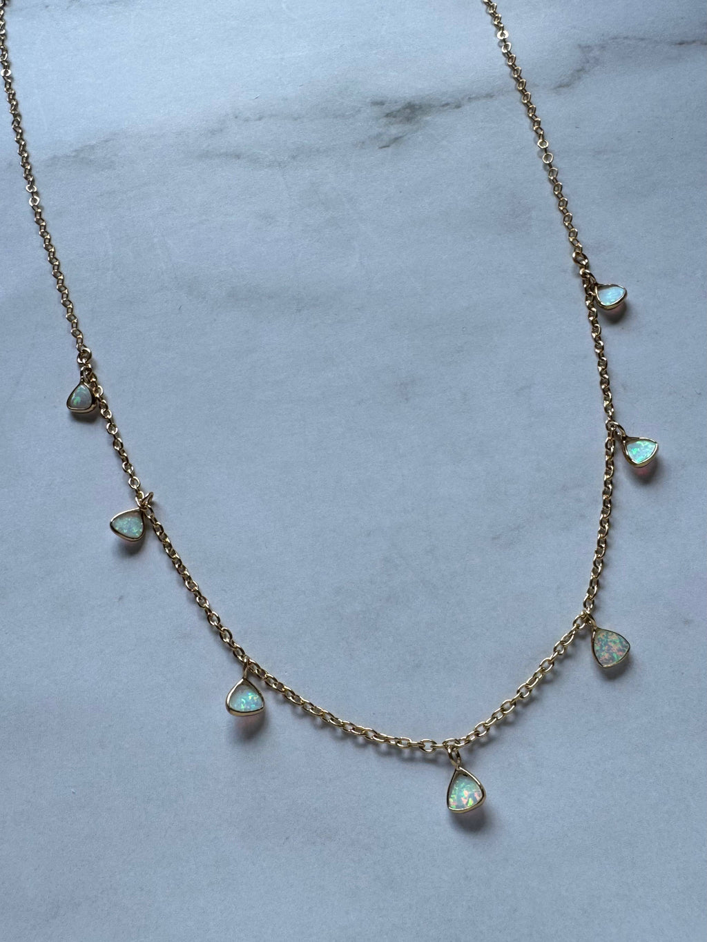Nora Opal Drop Necklace