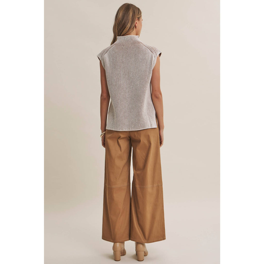Desert Trail | Mock Neck Sweater Vest