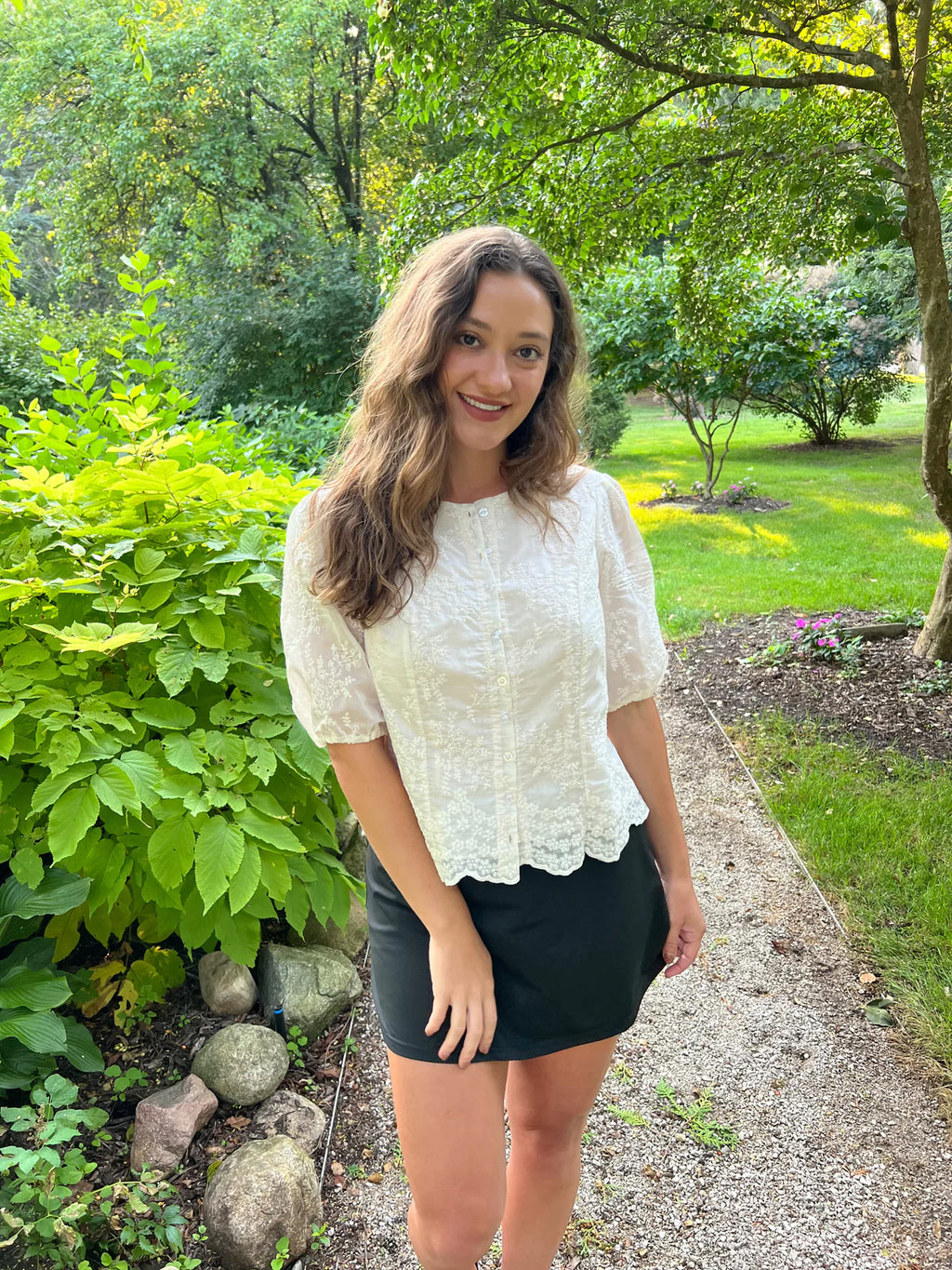 Florence Scallop Lace Blouse