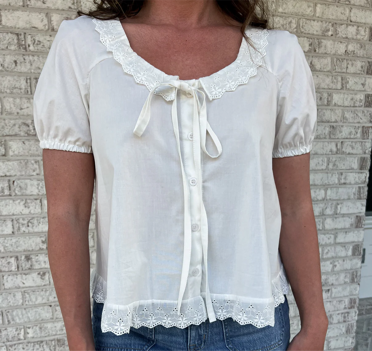 Sammy | Bloom Eyelet Blouse