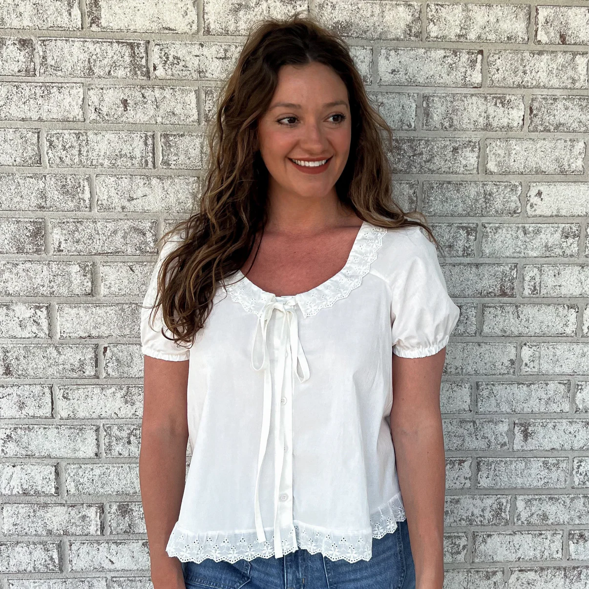 Sammy | Bloom Eyelet Blouse