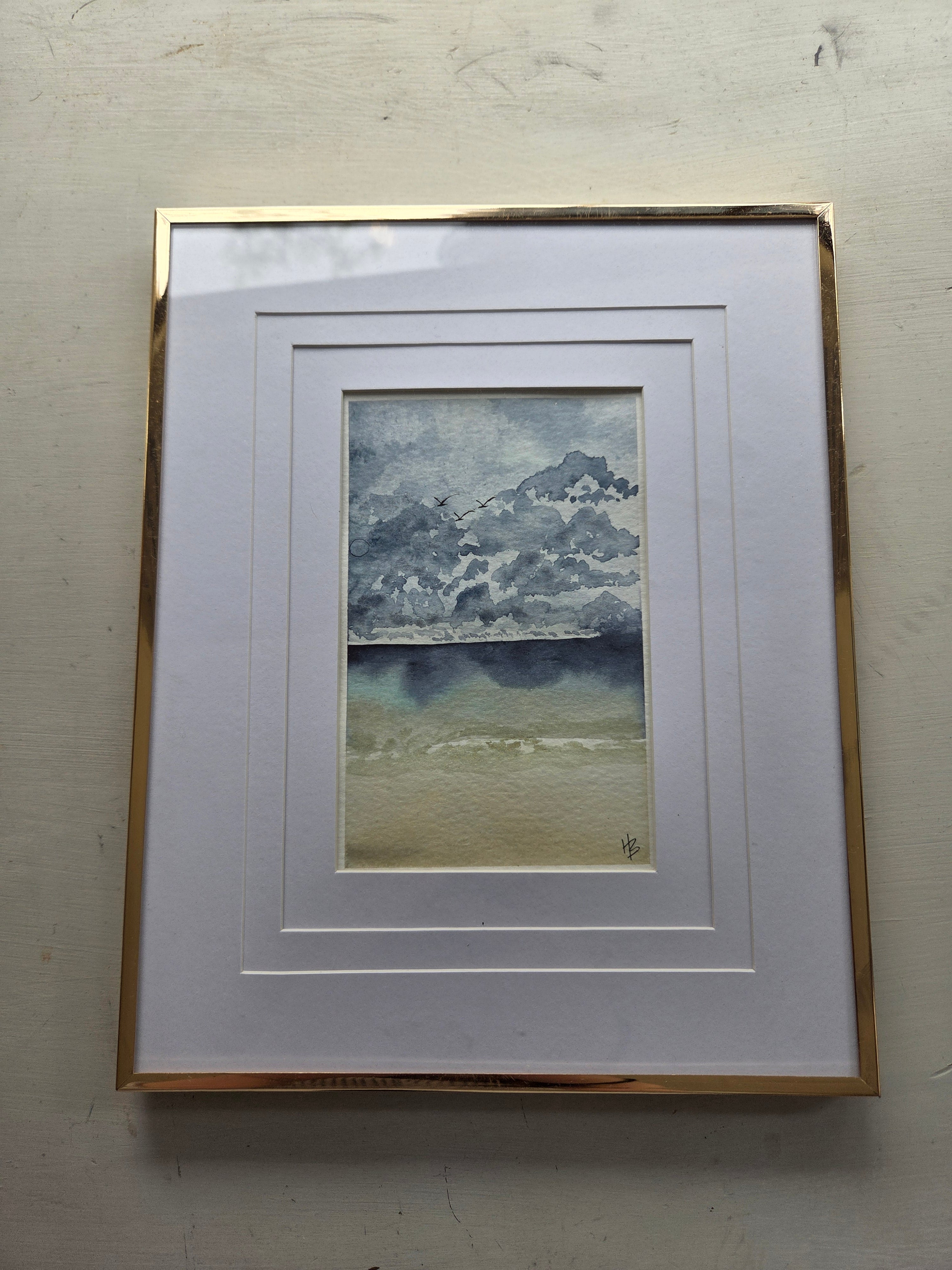 Lake Michigan Watercolor