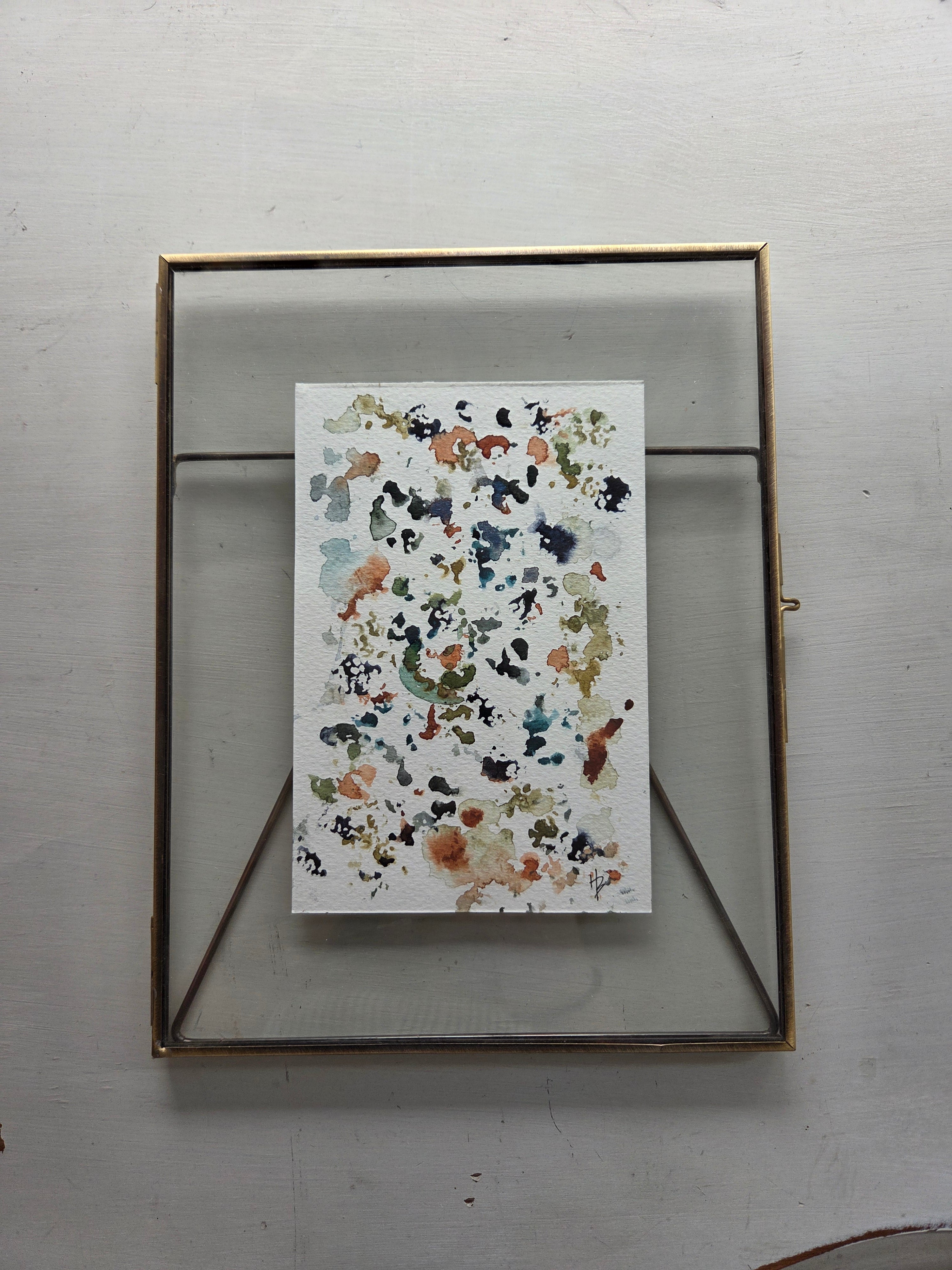 Fossil Stamp | Abstract Watercolor