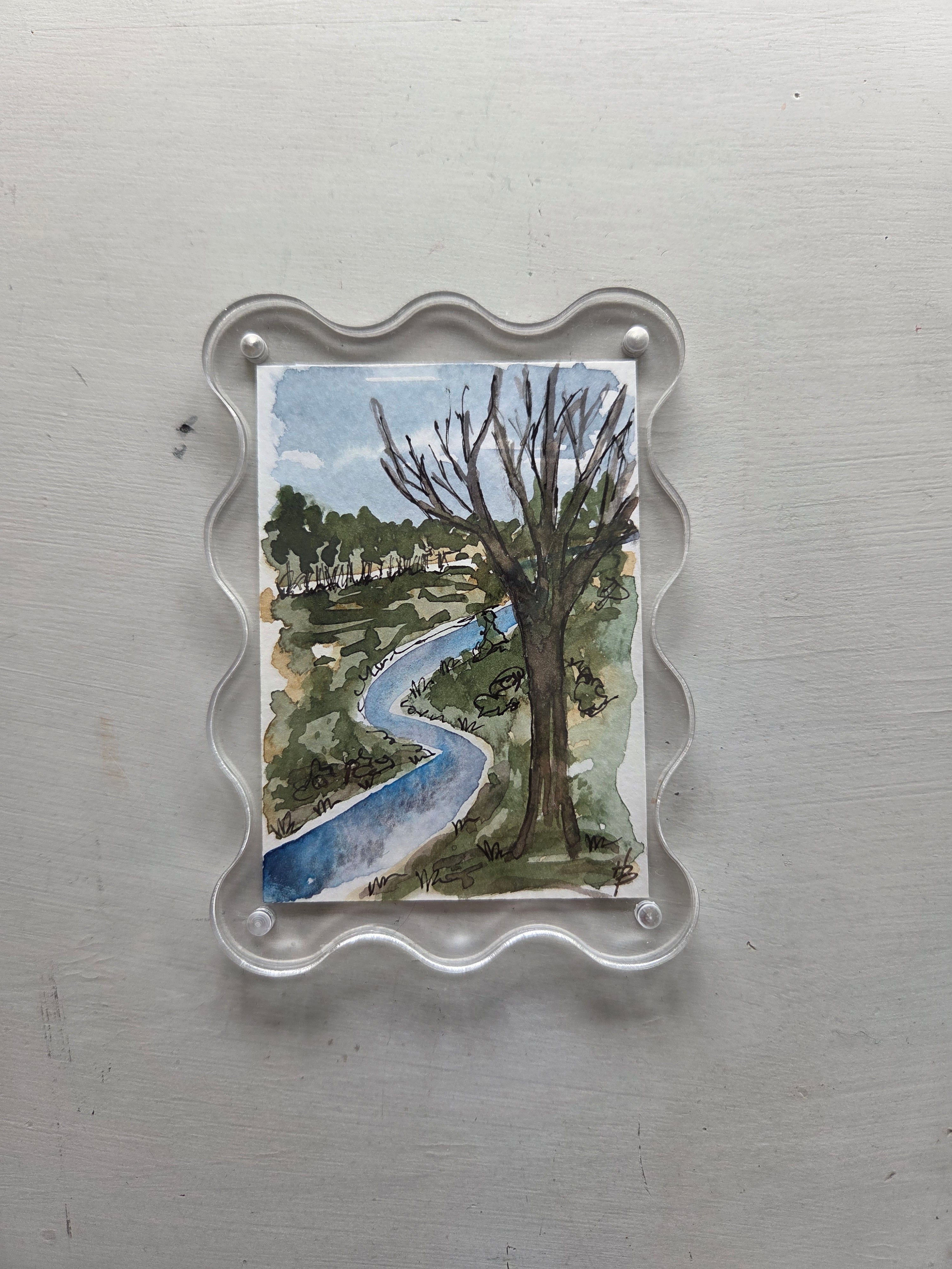 Riverbend | Watercolor Painting